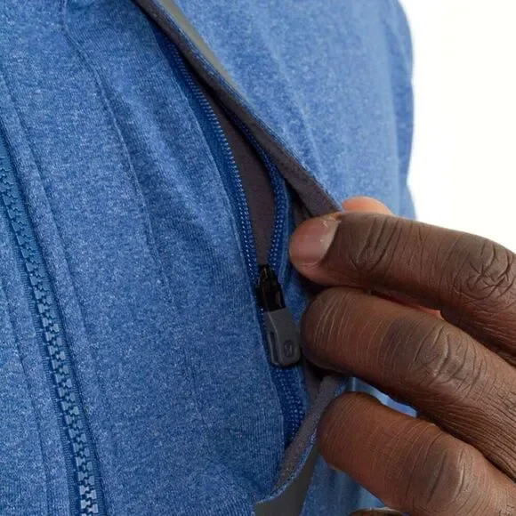 Lululemon Kung Fu Jacket II in Heathered Rugged Blue Size M - Picture 6 of 9